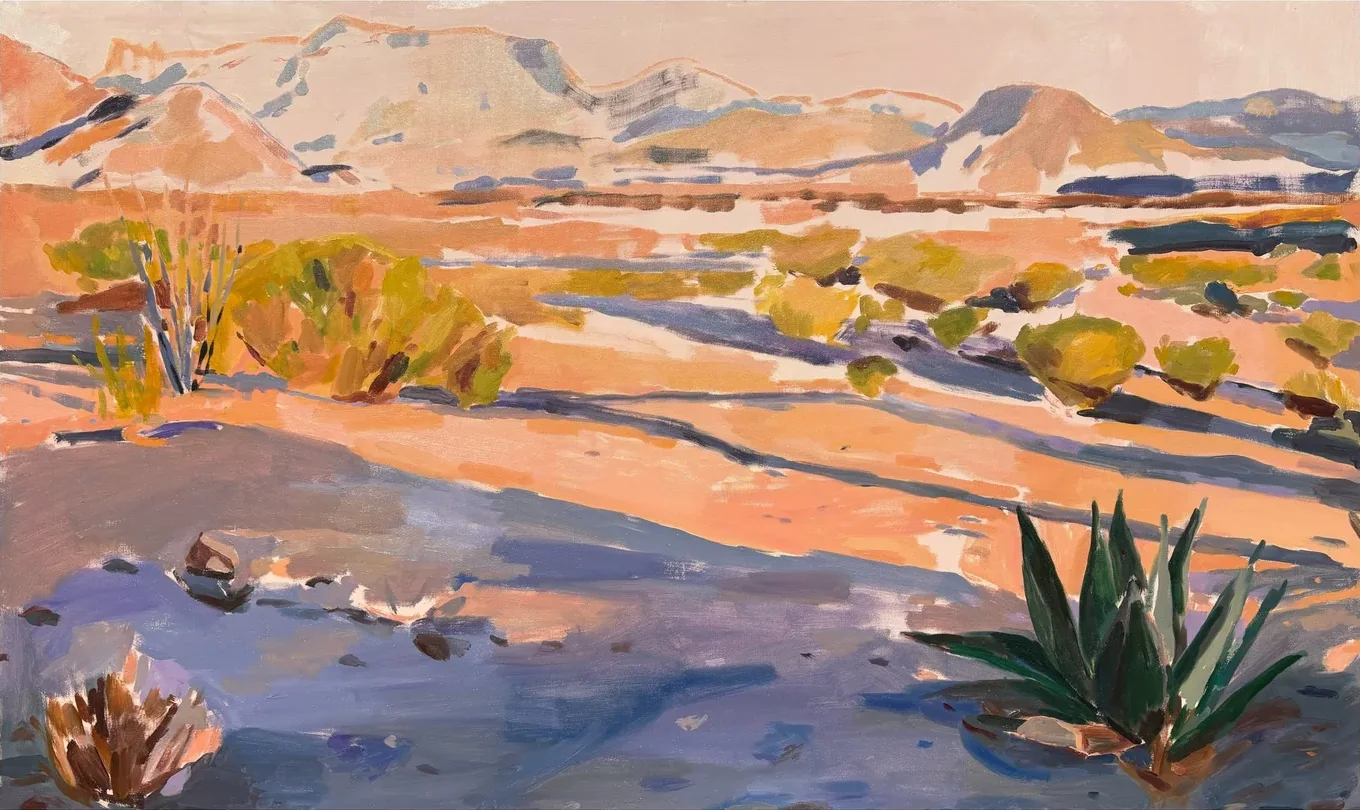 Terlingua at Dusk, January by Lily Timberlake